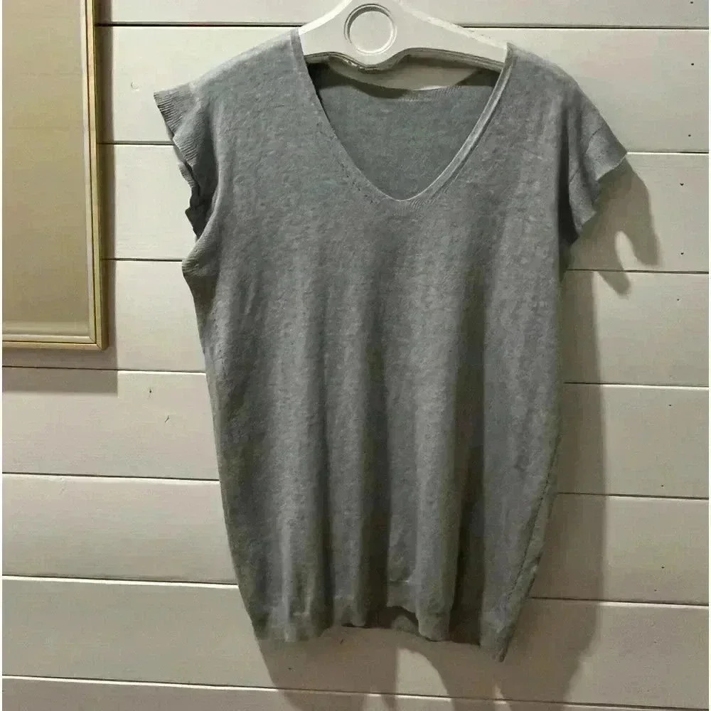 ♦️-50%♦️ Gray knit  size L